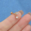 Internally Threaded CZ Lip Labret Stud Wholesale