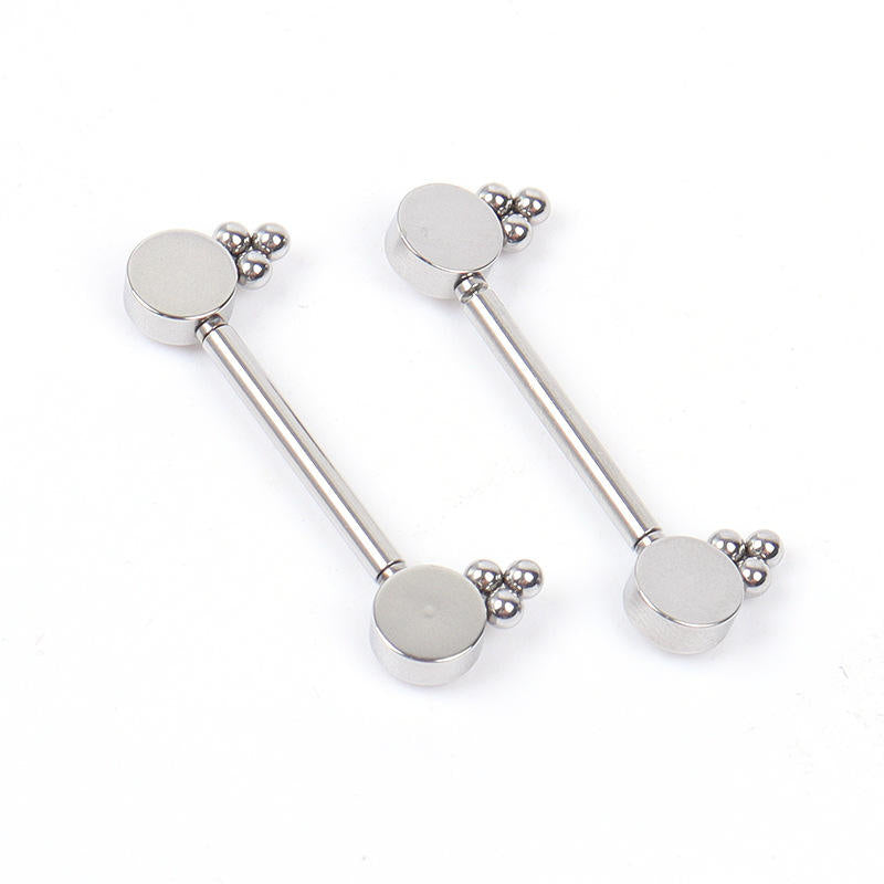 ASTM F136 Titanium Nipple Barbell–Hypoallergenic Piercing Jewelry for Women