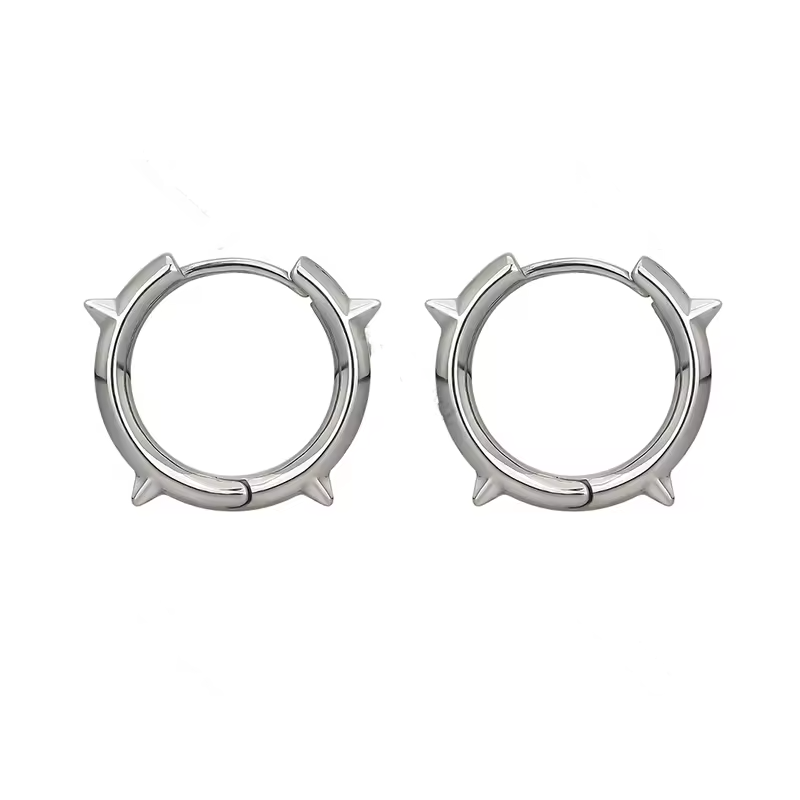 Fashion Earring 316L Stainless Steel Punk Hypoallergenic Ear Rings Hoops Surgical Steel