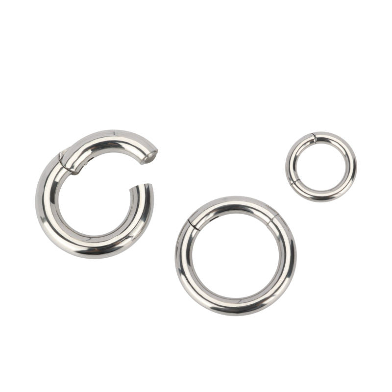 316L Surgical Steel Large Hoop Clicker Rings Segment Nose Rings Wholesale Piercing Jewelry