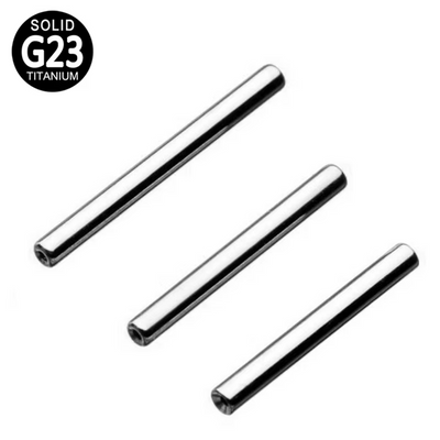 ASTM F136 Titanium Labret Studs – Internally Threaded Piercing Jewelry for Nose, Lip, Eyebrow