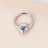 316L Stainless Steel Nose Hoop & Lip Stud with Zircon Crystals – Medical Grade Piercing Jewelry