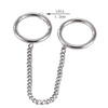 316L Stainless Steel Hoop Circle Rings with Zircon – Nose, Earring & Nipple Body Jewelry Set