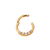 316L Stainless Steel High Segment Hoop Ring | Minimalist Helix Piercing Jewelry