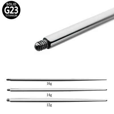 ASTM F136 Titanium High Polished PreSterile Piercing Needles