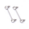 ASTM F136 Titanium Nipple Barbell–Hypoallergenic Piercing Jewelry for Women