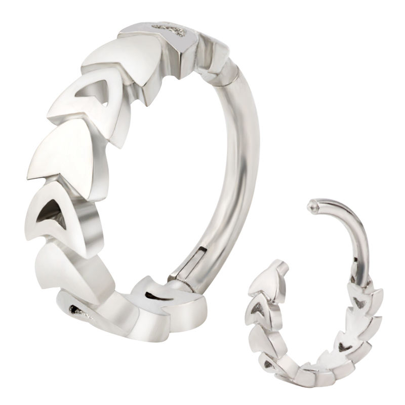 Wholesale 316L Stainless Steel Segment Rings | Fashion Nose & Body Piercing Jewelry