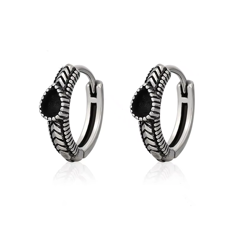 316L Surgical Steel Punk Labret Ear Stud – Cartilage & Lip Piercing Jewelry