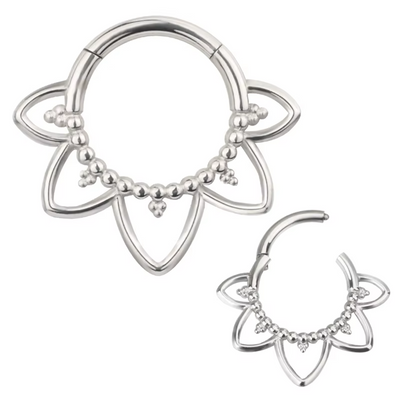 Newest 316L Surgical Steel 16G Hinged Segment Hoop – Fashion Body Piercing Ring