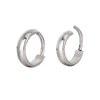 Hot Selling 14K Gold Huggie Hoop Earrings – Classic Dome & Zircon Studs, Daily Body Jewelry for Men & Women
