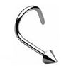 F136 Implant-Grade Titanium Nose Piercing Stud