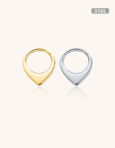 316L Surgical Steel Punk Style Hoop Earrings & Nose Rings – Hypoallergenic Piercing Jewelry