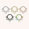Newest 316L Surgical Steel 16G Hinged Segment Hoop – Fashion Body Piercing Ring