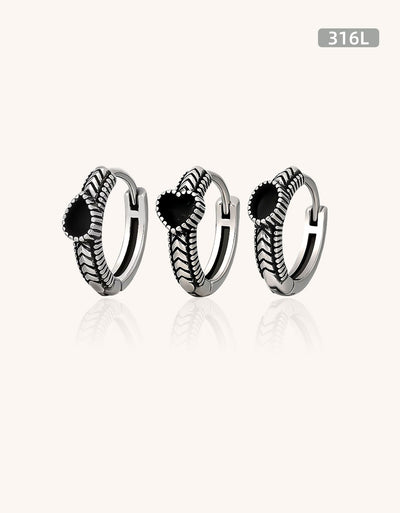 316L Surgical Steel Punk Labret Ear Stud – Cartilage & Lip Piercing Jewelry