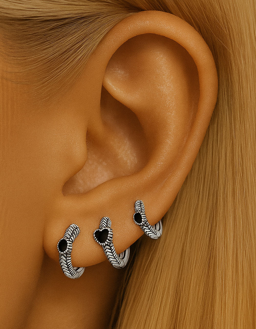 316L Surgical Steel Punk Labret Ear Stud – Cartilage & Lip Piercing Jewelry