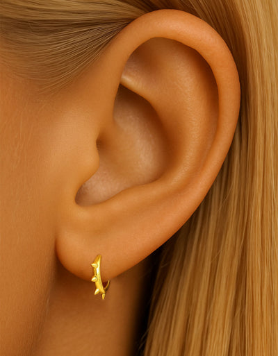 Fashion Earring 316L Stainless Steel Punk Hypoallergenic Ear Rings Hoops Surgical Steel