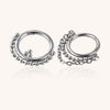 316L Stainless Steel Hinged Clicker Hoop – Cartilage & Body Piercing Jewelry