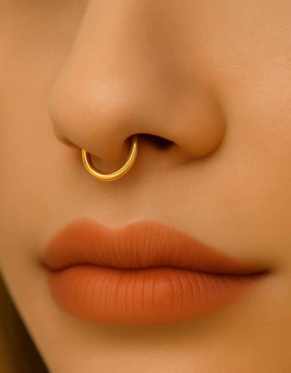 316L Surgical Steel Large Hoop Clicker Rings Segment Nose Rings Wholesale Piercing Jewelry