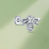 Hottime F136 Titanium Bee Earrings – Lab-Grown Diamond Studs