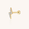 Lightning Design Lab-Grown Diamond Earrings – Trendy Stud Jewelry