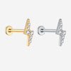 Lightning Design Lab-Grown Diamond Earrings – Trendy Stud Jewelry