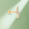 Lightning Design Lab-Grown Diamond Earrings – Trendy Stud Jewelry