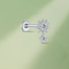 Titanium Geometric Earrings – Lab-Grown Diamond New Fashion Jewelry