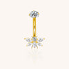 mplant-Grade Titanium Internally Threaded Belly Button Ring – Bee Design