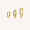 Gold Half Hoop Nose Ring – Lab-Grown Diamond Piercing Jewelry