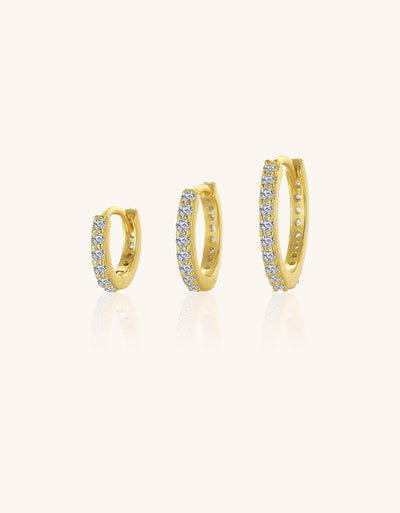 Gold Half Hoop Nose Ring – Lab-Grown Diamond Piercing Jewelry