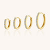 Gold Diamond Nose Ring – Full Lab-Grown Diamond Hoop Piercing
