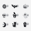 Titanium Lab Diamond Halloween Belly Button Ring – Spooky Sparkly Navel Piercing Jewelry