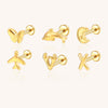 14K Gold Body Jewelry – Lip Piercing Jewelry