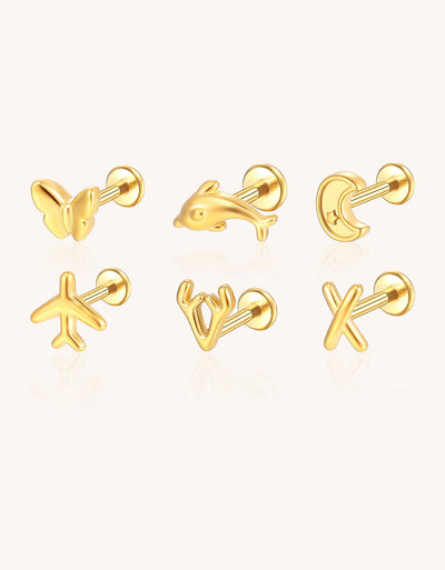 14K Gold Body Jewelry – Lip Piercing Jewelry