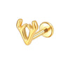 14K Gold Body Jewelry – Lip Piercing Jewelry