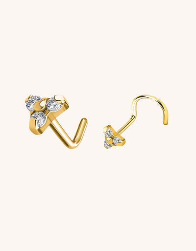 Best-Selling Titanium Nose Stud Rings – U-Shaped Nose Piercing Jewelry (Wholesale & Retail)
