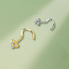 Best-Selling Titanium Nose Stud Rings – U-Shaped Nose Piercing Jewelry (Wholesale & Retail)