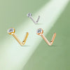 Everyday Titanium Nose Stud – Lab-Grown Diamond Piercing Jewelry