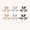 Cute Rabbit Ear-Shaped Nipple Stud – Hypoallergenic Body Jewelry