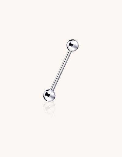 G23 ASTM F136 Titanium Externally Threaded Barbell for Navel, Lip, Eyebrow Piercing Jewelry