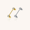 ASTM F136 Titanium Nipple Barbell–Hypoallergenic Piercing Jewelry for Women