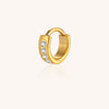 Titanium CZ Wide Nose Clicker 16G Hypoallergenic Piercing Hoop