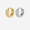 Titanium CZ Wide Nose Clicker 16G Hypoallergenic Piercing Hoop