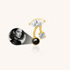 US Imports of Materials G23 Titanium Labret Cartilage Stud Ear Nail F136 Devil Dangle Top Body Piercing Jewelry Manufacture
