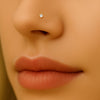 Titanium CZ Spike Nose Screw Fashion Nose Piercing for Women