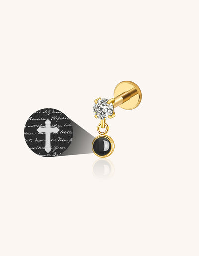 Custom Micro Projection Minimalist Stud Earrings Personalized Jewelry