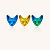 F136 Titanium Internally Threaded Sphinx Cat Ear Stud–Hypoallergenic Retro Piercing Jewelry for Cartilage,Ear,Lip