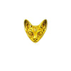 F136 Titanium Internally Threaded Sphinx Cat Ear Stud–Hypoallergenic Retro Piercing Jewelry for Cartilage,Ear,Lip