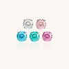 F136 Titanium 6mm Nest-Cut CZ Stud – Internally Threaded Ear & Cartilage Piercing