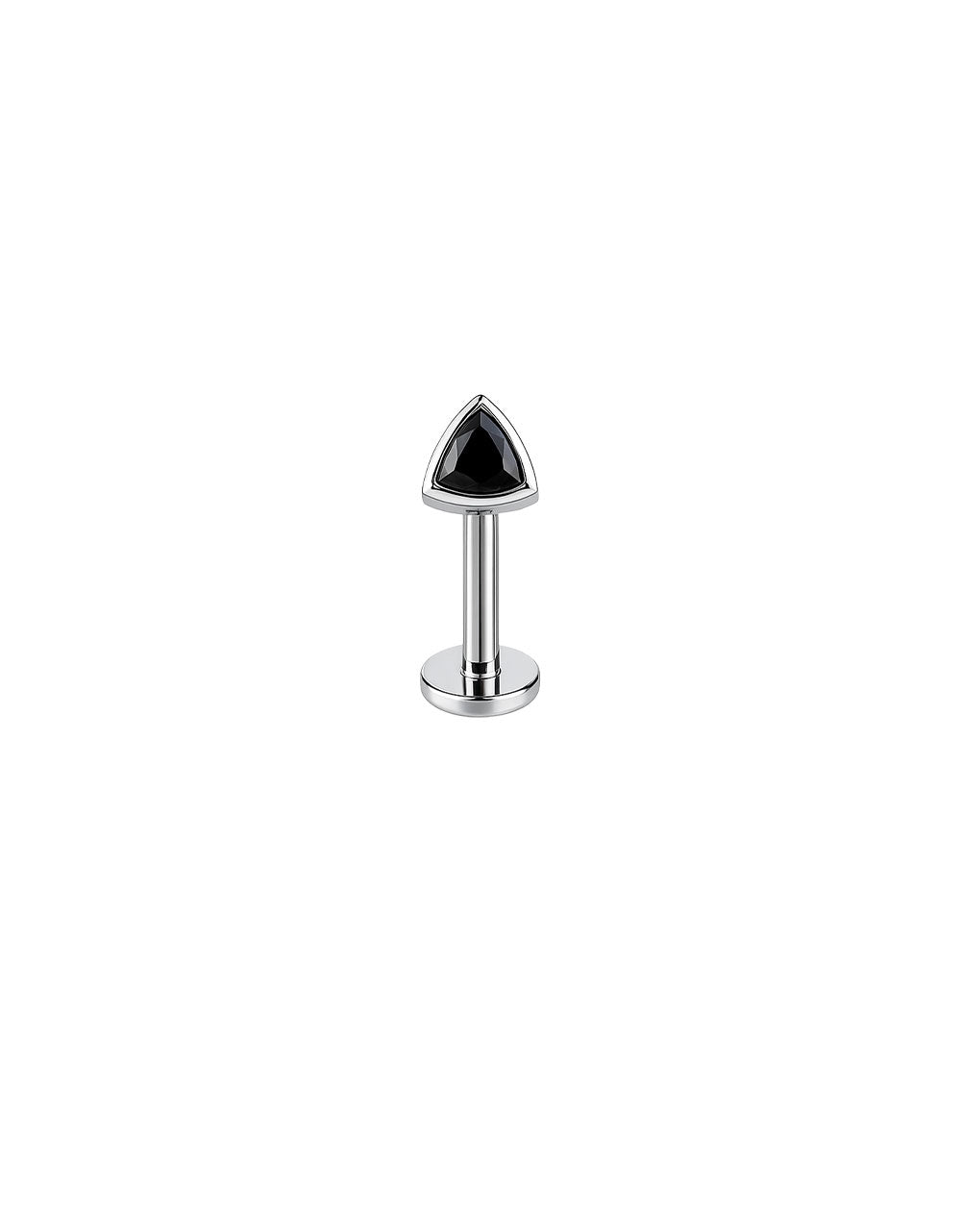 F136 Titanium Cat Ear Spike Stud–Internally Threaded Helix&Cartilage Piercing Jewelry Hypoallergenic&Punk-Inspired